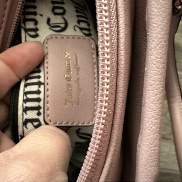 JUICY COUTURE Crossbody Satchel - Pink Dusty Blush - Picture 8 of 9